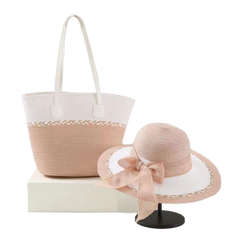 Hand-woven bag hat bag