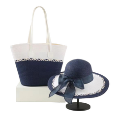 Hand-woven bag hat bag