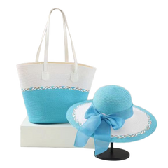 Hand-woven bag hat bag