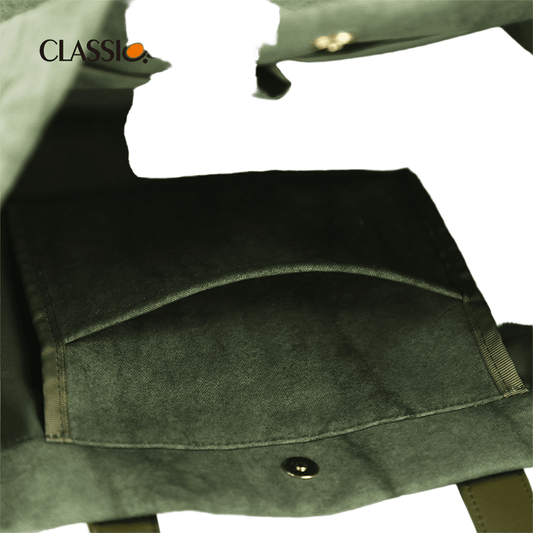 Wrinkle-textured DuPont Tote Bag