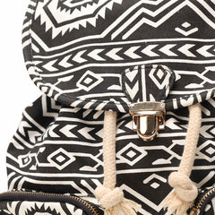 Ethnic-style fabric backpacks