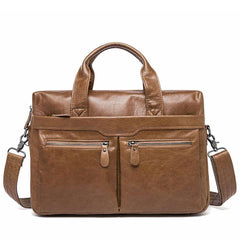 Men's Genuine Leather Business Laptop Handbags