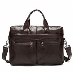 Men's Genuine Leather Business Laptop Handbags