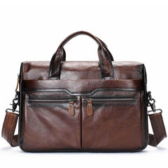 Men's Genuine Leather Business Laptop Handbags