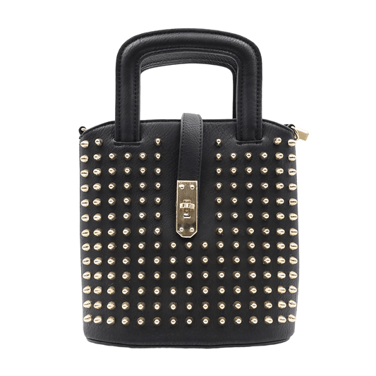 Rivet Leather Handbag