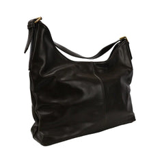 Large-Capacity Black Shoulder Bag