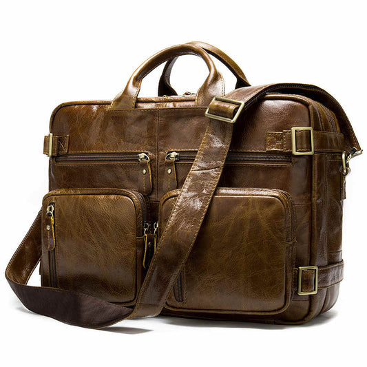 15-Inch Business Laptop Bag Made Of Cowhide