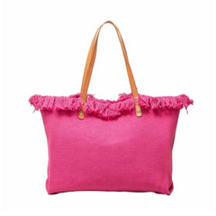 Tassel Canvas Tote Bag