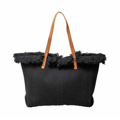 Tassel Canvas Tote Bag