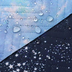 290 Composite Embossed Twill Ultrasonic Fabrics - Sparkling Starry Sky Layered Insulated Baby Carrier Bag Backpack and Schoolbag Fabrics