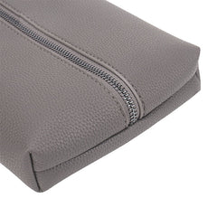 Tote Zipper Bag Cosmetic Leather Women's Bag Carrying Storage Wash Bag