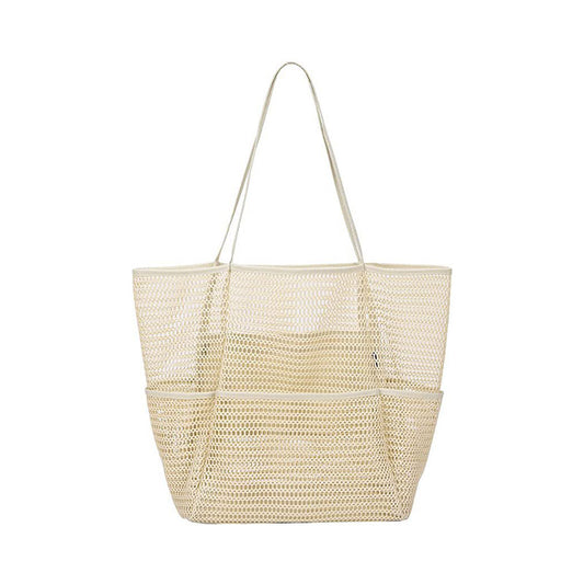 Summer Beach Cotton Yarn Crochet Mesh Bag