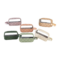 PU Embossed Cosmetic Bag