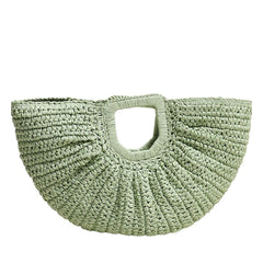 Beach vacation straw - woven bag