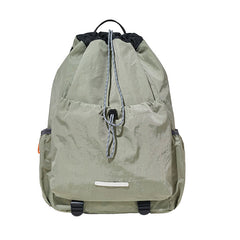 Belted drawstring Backpack