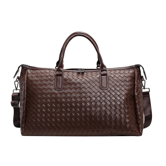 PU woven travel bag