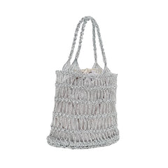 High capacity hollow woven beach bag Tote bag