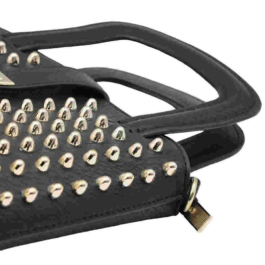 Rivet Leather Handbag