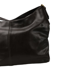 Large-Capacity Black Shoulder Bag