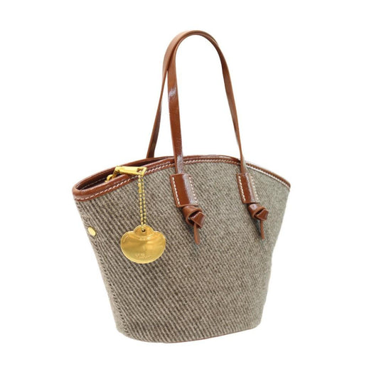 PU denim dumpling handbag