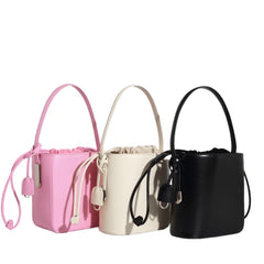 Bucket shoulder bag