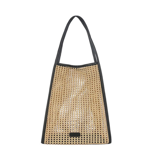 Underarm-woven openwork bag