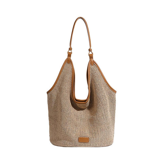 Arafu grass woven crossbody bag