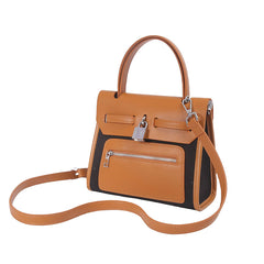Canvas Kelly bag