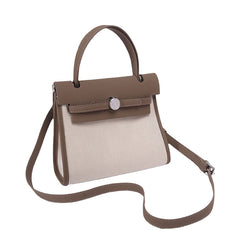 Canvas Kelly bag