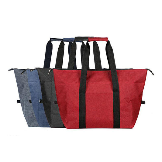 Large-capacity folding insulated bag